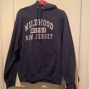 navy vintage wildwood hoodie